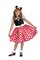 The Costume Center Red and Black Minnie Mouse Toddlers Halloween Costume - Medium